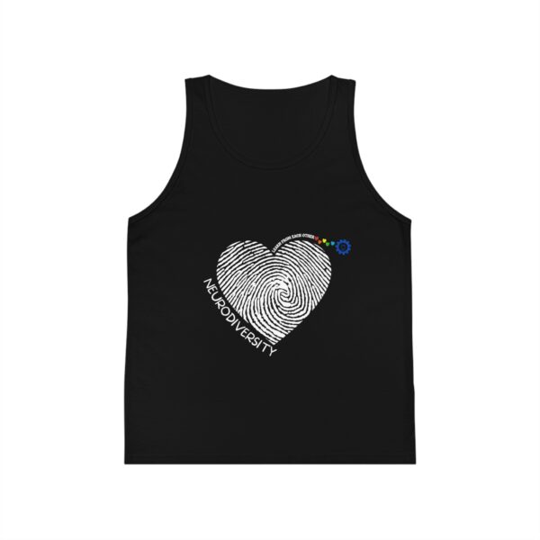 Kid's Jersey Tank Top - Fingerprint