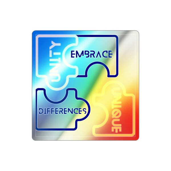 Holographic Die-cut Stickers Embrace - Image 2