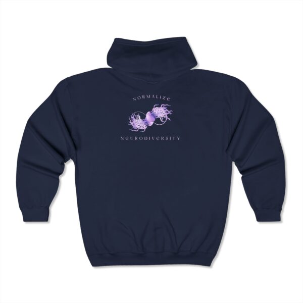 Unisex Heavy Blend™ Full Zip Hooded Sweatshirt - Jellyfish - Image 2