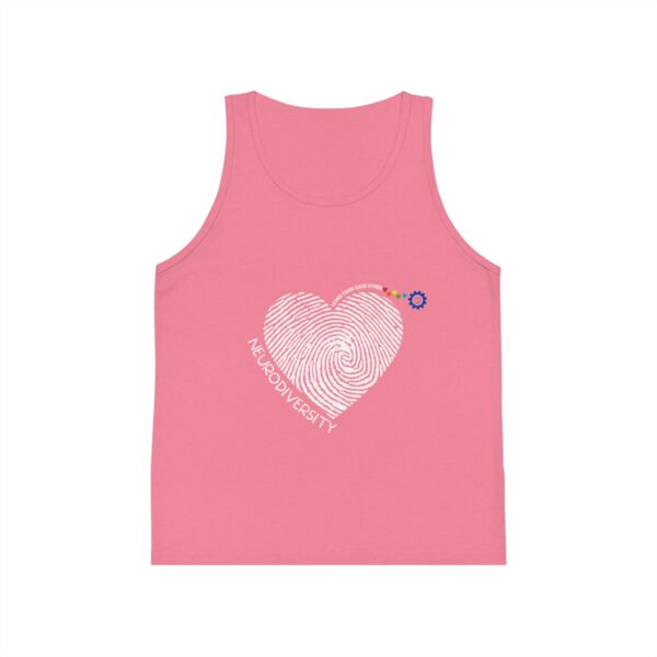 Kid's Jersey Tank Top - Fingerprint - Image 4