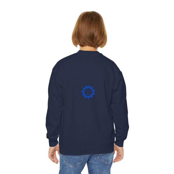 Youth Crewneck Sweatshirt - Perspective - Image 3