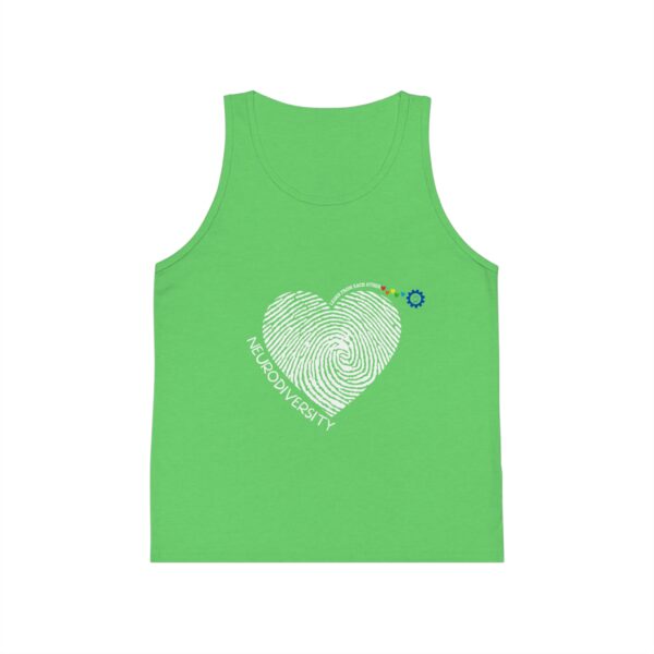 Kid's Jersey Tank Top - Fingerprint - Image 3