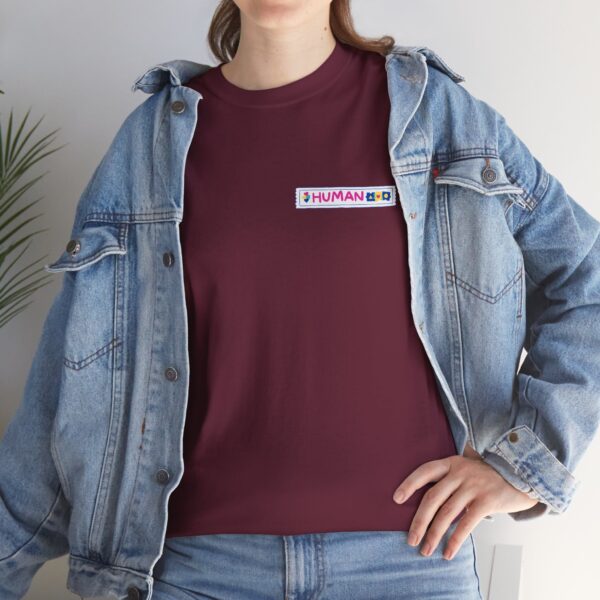 Unisex tee - Label Me Human - Image 6