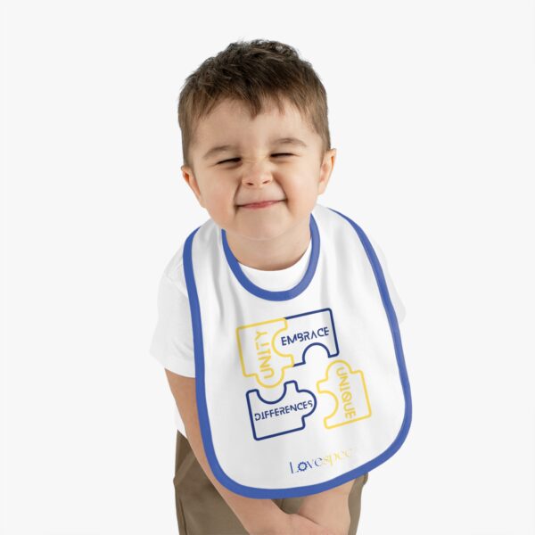 Baby Contrast Trim Jersey Bib - Embrace