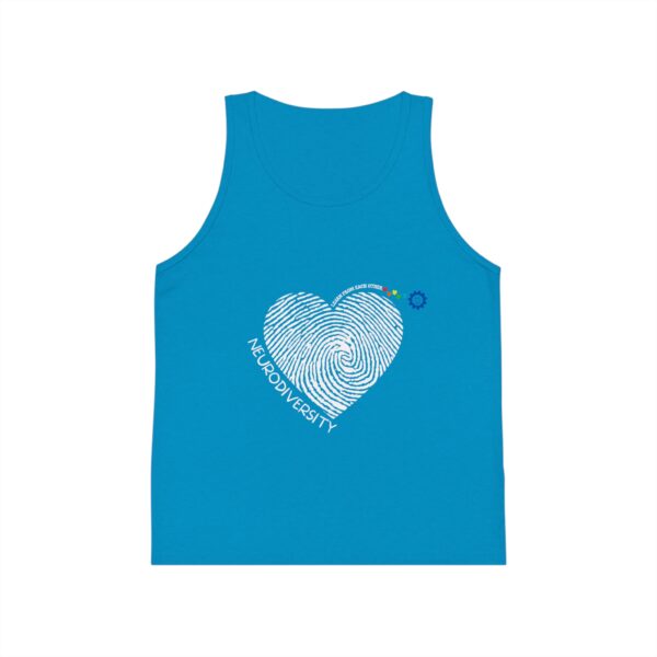 Kid's Jersey Tank Top - Fingerprint - Image 2