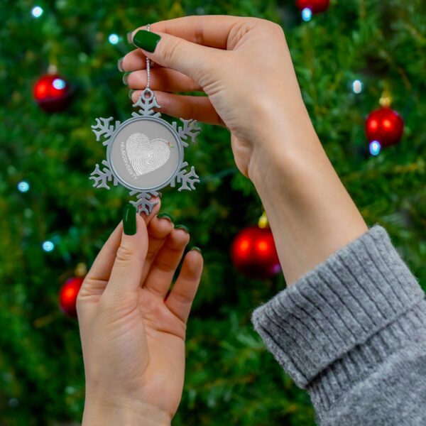 Ornament Snowflake - Fingerprint - Image 3