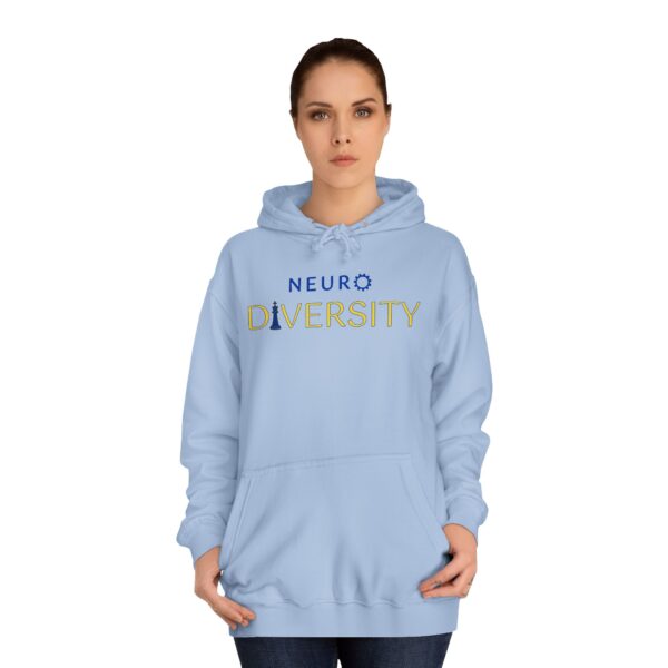 Unisex College Hoodie - Checkmate - Image 3