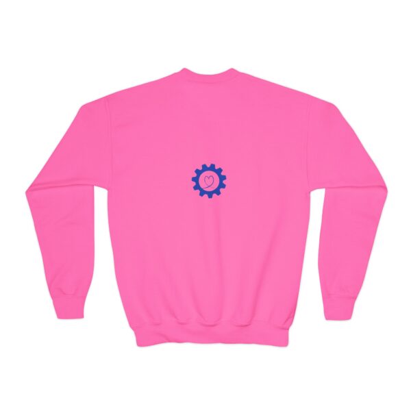 Youth Crewneck Sweatshirt - Perspective - Image 6