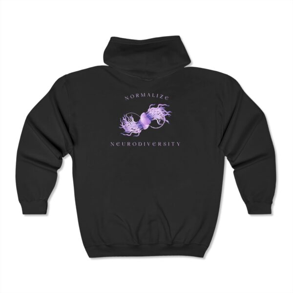 Unisex Heavy Blend™ Full Zip Hooded Sweatshirt - Jellyfish - Image 4