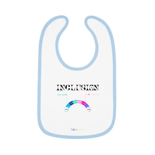 Baby Contrast Trim Jersey Bib - Together