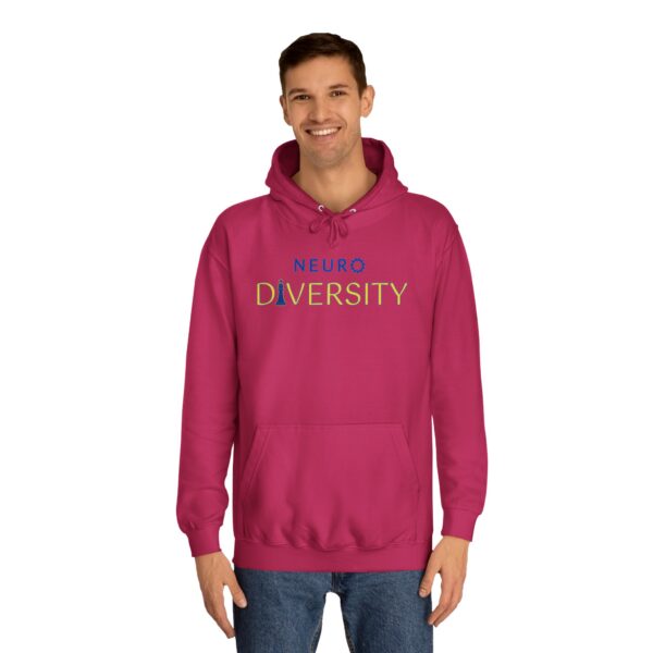 Unisex College Hoodie - Checkmate - Image 6