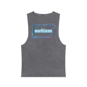 Unisex Stonewash Tank Top - autism